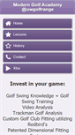 Mobile Screenshot of moderngolfinstruction.com