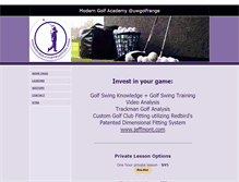 Tablet Screenshot of moderngolfinstruction.com